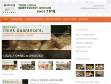 Tablet Screenshot of bearancesgrocery.com